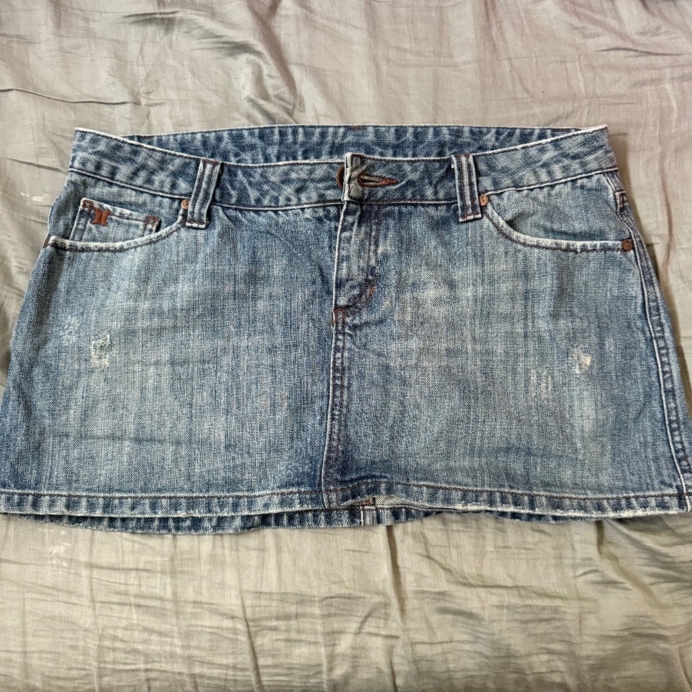 Denim Mini Skirt